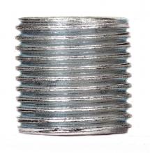 Satco Products Inc. 90/2129 - 3/8 IP Steel Nipple; Zinc Plated; 5/8" Length; 5/8" Wide