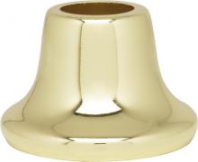 Satco Products Inc. 90/2191 - Flanged Steel Neck; 9/16" Hole; 1" Height; 13/16" Top; 1-3/8" Bottom Seats; Brass