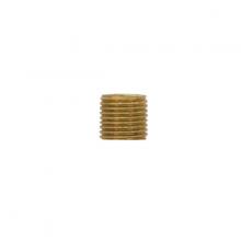 Satco Products Inc. 90/2472 - 1/4 IP Solid Brass Nipple; Unfinished; 7/8" Length; 1/2" Wide