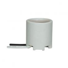 Satco Products Inc. 90/2621 - Keyless Porcelain Socket; Glazed With Paper Liner; 7/8" Center To Center; 660W; 250V