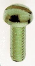 Satco Products Inc. 90/797 - Steel Round Head Slotted Machine Screw; 8/32; 3/8" Length; Green Ground (Combo Head)