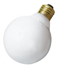 Satco Products Inc. A3640 - 25 Watt G25 Incandescent; Gloss White; 3000 Average rated hours; 160 Lumens; Medium base; 130 Volt