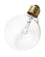Satco Products Inc. A3647 - 25 Watt G25 Incandescent; Clear; 3000 Average rated hours; 180 Lumens; Medium base; 130 Volt