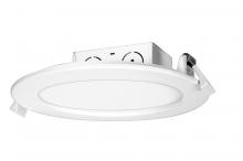 Satco Products Inc. S39063 - 11.6 watt LED Direct Wire Downlight; Edge-lit; 5-6 inch; 4000K; 120 volt; Dimmable