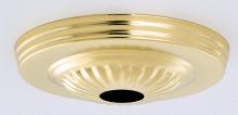 Satco Products Inc. S70/192 - Ribbed Canopy Kit; Vacuum Brass Finish