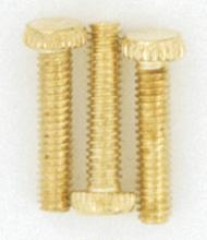 Satco Products Inc. S70/634 - 3 Screws; 8/32 x 3/4; Brass Plated Finish