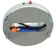 Satco Products Inc. S9653 - Battery Backup Module For Flush Mount LED Fixture; 7" Round; Brushed Nickel Finish