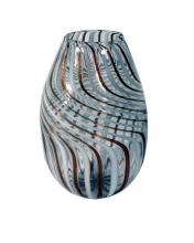 Oggetti Luce 40-209/C - VASE, OVAL, CANALE, WHITE