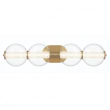 Eurofase 46810-025 - Atomo 4 Light Sconce in Gold with Clear Glass