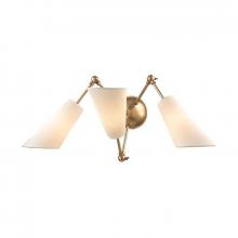 Hudson Valley 5300-AGB - 3 LIGHT WALL SCONCE