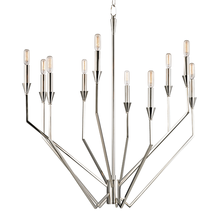 Hudson Valley 8510-PN - 10 LIGHT CHANDELIER