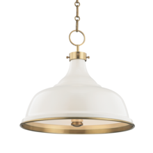 Hudson Valley MDS300-AGB/OW - 3 LIGHT PENDANT