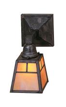 Arroyo Craftsman AS-1TWO-RC - a-line shade one light sconce with t-bar overlay