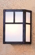Arroyo Craftsman MS-8AF-MB - 8" mission sconce with classic arch overlay