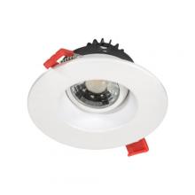 Jesco RLF-3308-SW5-WH - JESCO Downlight LED 3" Round Regressed Gimbal Recessed 8W 5CCT 90CRI WH