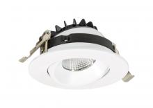 Jesco RLF-4312-SW5-WH - JESCO Downlight LED 4" Round Regressed Gimbal Recessed 12W 5CCT 90CRI WH