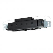 Jesco MGP20-4SB - 4-Light Double Gimbal Linear Recessed Line Voltage Fixture.