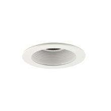 Jesco TM301WHWH - 3-inch aperture Low Voltage Trim with adjustable Step Baffle