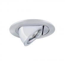 Jesco TM411CH - 4-inch Low Voltage Dropped Dish Shower Trim with Frosted Opal White Glass