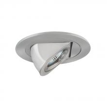 Jesco TM411ST - 4-inch Low Voltage Dropped Dish Shower Trim with Frosted Opal White Glass