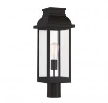 Lighting One US V6-L5-2938-13 - Drexel 1-Light Outdoor Post Lantern in English Bronze Outdoor