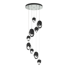 Hubbardton Forge 131142-SKT-STND-82-BP0756 - Chrysalis 9-Light Mixed Crystal Pendant