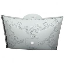 Canarm ICL711 - Ceiling, 12" Square, White Etched Glass, 60W Type A
