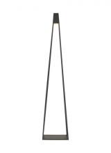 Visual Comfort & Co. Modern Collection SLOFL10927BZ - The Apex Outdoor 1-Light Wet Rated X-Large Integrated Dimmable LED Floor Lamp in Bronze
