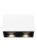 Visual Comfort & Co. Modern Collection 700FMEXOD620WG-LED927 - Exo 6 Dual Flush Mount