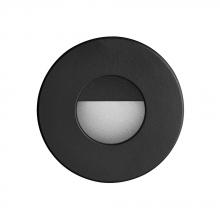 Dainolite DLEDW-300-BK - Black Round In/Outdoor 3W LED Wall Light