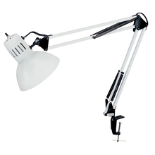 Dainolite DXL334-X-WH - Clamp-On Task Lamp, Gloss White