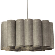 Dainolite SAN244-PC-2423 - 4LT Sandra Pendant Milano Grey Polished Chrome