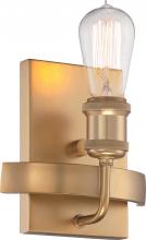 Nuvo 60/5711 - Paxton - 1 Light Wall Sconce - Natural Brass Finish
