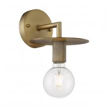 Nuvo 60/7241 - Bizet - 1 Light Sconce with- Vintage Brass Finish