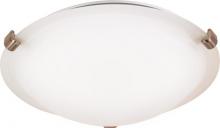 Nuvo 62/1001 - 1 Light - LED Flush Fixture - Brushed Nickel Finish - Frosted Glass