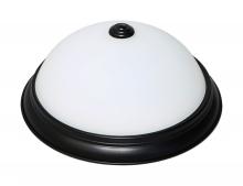 Nuvo 62/1342 - 11" LED Flush Dome Fixture; Mahogany Bronze Finish with Frosted Glass