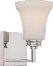 Nuvo 62/426 - Cody - 1 Light Vanity Fixture with Satin White Glass - LED Omni Included