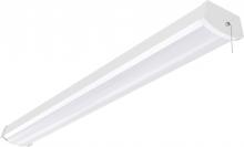 Nuvo 65/1092 - LED 4 ft.- Ceiling Wrap with Pull Chain - 40W - 3000K - White Finish - 120V