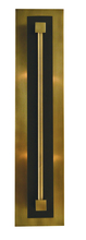 Framburg 4802 AB/MBLACK - 2-Light Antique Brass/Matte Black Louvre Sconce