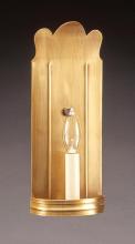Northeast Lantern 103-AB-LT1 - Wall Sconce Scallop Top Antique Brass 1 Candelabra Socket