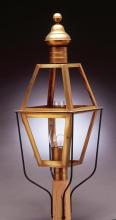 Northeast Lantern 1043-AB-LT3-FST - Post Antique Brass 3 Candelabra Sockets Frosted Glass