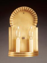Northeast Lantern 109-DAB-LT2 - Wall Sconce Crimp Top Dark Antique Brass 1 Candelabra Socket