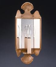 Northeast Lantern 126-DB-LT1-AM - Mirrored Wall Sconce Crimp Top And Bottom Dark Brass 1 Cnadelabra Socket Antique Mirror