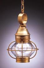 Northeast Lantern 2512-DAB-MED-CLR - Caged Onion Hanging Dark Antique Brass Medium Base Socket Clear Glass