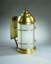 Northeast Lantern 3531-AB-MED-CLR - Nautical Wall Antique Brass Medium Base Socket Clear Glass