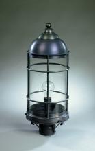 Northeast Lantern 3533-DAB-MED-CLR - Nautical Post Dark Antique Brass Medium Base Socket Clear Glass