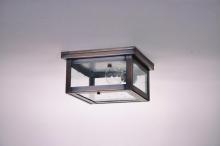 Northeast Lantern 4314-VG-MED-CLR - Flush Verdi Gris Medium Base Socket Clear Glass