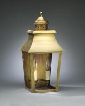Northeast Lantern 5531-DB-LT2-CLR - Pagoda Wall Dark Brass 2 Candelabra Sockets Clear Glass