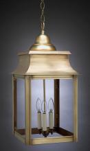 Northeast Lantern 5652-DAB-LT3-CLR - Pagoda Hanging Dark Antique Brass 3 Candelabra Sockets Clear Glass
