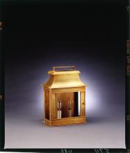Northeast Lantern 5711-AC-CIM-CLR - Pagoda Wall Antique Copper Medium Base Socket With Chimney Clear Glass
